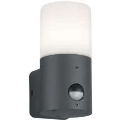 Wandlampe aussen Cleara Grau Aluminium 17.5 cm - Farbe: anthrazit - Material: Aluguss - Wandlampe aussen