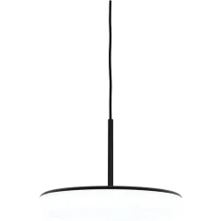 Pendellampe Lige Schwarz Kunststoff 35 cm 130 cm - LED - Lichtfarbe: Warmweiss - Kaltes Tagesweiss - Pendellampe- LED Energiesparlampe