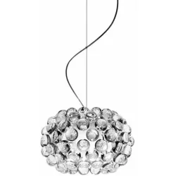 Foscarini Pendellampe Caboche Transparent Kunststoff 31 cm 34 cm - LED - Lichtfarbe: Extra warmweiss - Pendellampe- LED Energiesparlampe