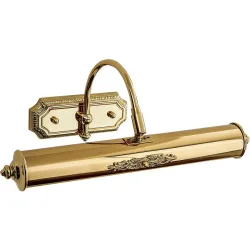 Briamond Wandlampe Dunaj Gold Messing 40 cm 15 cm - Wandlampe