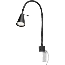 Wandlampe Boxwall Schwarz Metall 40 cm - LED - Lichtfarbe: Warmweiss - Wandlampe- LED Energiesparlampe