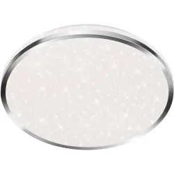 Badlampe Splash Grau Kunststoff/Metall 33 cm 7 cm - Farbe: chrom - LED - Lichtfarbe: Helles Neutralweiss - Material: Metall/Kunststoff - Badlampe- LED