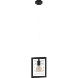 Eglo Pendellampe Jubily Schwarz Stahl 14.5 cm 22 cm - Pendellampe
