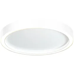 Bopp Deckenlampe Aura Weiss Aluminium 30 cm 4 cm - LED - Lichtfarbe: Extra warmweiss - Deckenlampe- LED Energiesparlampe