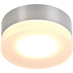 Bopp Deckenlampe One Silber Aluminium 9 cm 4 cm - LED - Lichtfarbe: Extra warmweiss - Deckenlampe- LED Energiesparlampe