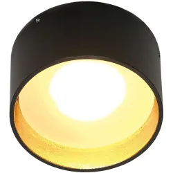 Bopp Dekorring One Gold/Schwarz Aluminium 10 cm 6 cm - Farbe: Schwarz/Gold - LED - Dekorring- LED Energiesparlampe