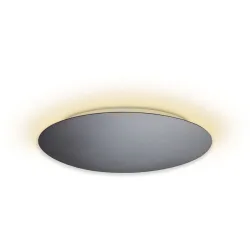 Escale Deckenlampe Blade Grau Aluminium 79 cm 3.5 cm - Farbe: anthrazit - LED - Lichtfarbe: Extra warmweiss - Deckenlampe- LED Energiesparlampe