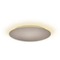 Escale Deckenlampe Blade Braun/Grau Aluminium 79 cm 3.5 cm - Farbe: taupe - LED - Lichtfarbe: Extra warmweiss - Deckenlampe- LED Energiesparlampe