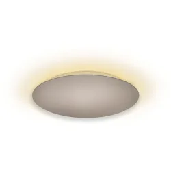 Escale Deckenlampe Blade Braun/Grau Aluminium 34 cm 3.5 cm - Farbe: taupe - LED - Lichtfarbe: Extra warmweiss - Deckenlampe- LED Energiesparlampe