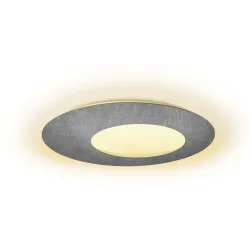Escale Deckenlampe Blade Grau Aluminium 79 cm 3.5 cm - Farbe: betongrau - LED - Lichtfarbe: Extra warmweiss - Deckenlampe- LED Energiesparlampe