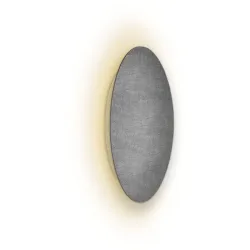 Escale Deckenlampe Blade Grau Aluminium 18 cm 3.5 cm - Farbe: betongrau - LED - Lichtfarbe: Extra warmweiss - Deckenlampe- LED Energiesparlampe