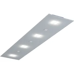 Escale Deckenlampe Studio Weiss Glas 20 cm 4 cm - LED - Lichtfarbe: Extra warmweiss - Deckenlampe- LED Energiesparlampe