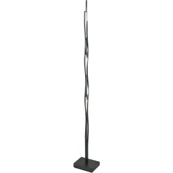 Escale Stehlampe Silk Grau Aluminium 20 cm 170 cm - Farbe: anthrazit - LED - Lichtfarbe: Extra warmweiss - Stehlampe- LED Energiesparlampe
