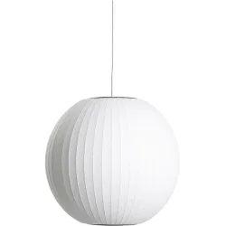 Designer-Pendellampe HAY Nelson Ball E27 D 32 cm - Farbe: offwhite - Material: Polymer - Designer-Pendellampe