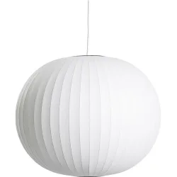 Designer-Pendellampe HAY Nelson Ball E27 D 48 cm - Farbe: offwhite - Material: Polymer - Designer-Pendellampe