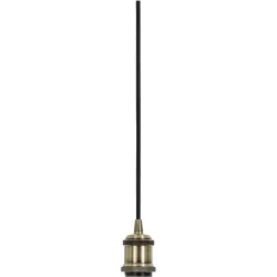 Pendellampe Industrial Grau Metall 10 cm 250 cm - Farbe: anthrazit - Pendellampe