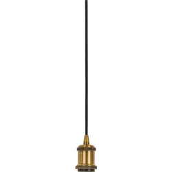 Pendellampe Industrial Gold/Schwarz Metall 10 cm 250 cm - Pendellampe