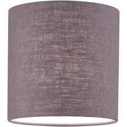Lampenschirm Shine Grau Leinen 18 cm 18 cm - Lampenschirm