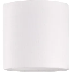 Lampenschirm Shine Weiss Leinen 18 cm 18 cm - Lampenschirm