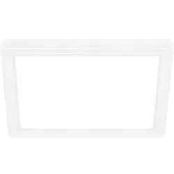 Deckenlampe Emma II Kunststoff weiss 19x19cm - LED - Lichtfarbe: Kaltes Tageslichtweiss - Deckenlampe- LED Energiesparlampe