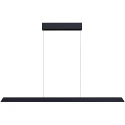 Bopp Pendellampe Now 2.0 Blau Aluminium 120 cm Höhenverstellbar (manuell) - Farbe: Dunkelblau - LED - Lichtfarbe: Extra warmweiss - Tageslichtweiss -