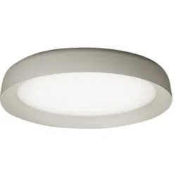 URBAN Deckenlampe EG Aluminium grau 39cm - LED - Lichtfarbe: Warmweiss - Deckenlampe- LED Energiesparlampe