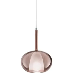 Giberti Luce Pendellampe Carina Lila Glas 22 cm 33.5 cm - Farbe: amethyst - Pendellampe