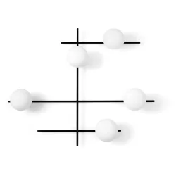 URBAN Wandlampe Mikado Schwarz Aluminium/Glas 78 cm 77 cm - Wandlampe