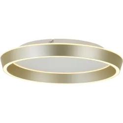 Deckenlampe Jade Kunststoff/Metall Champagner matt Ø 42cm 35W LED - LED - Lichtfarbe: Warmweiss - LED Energiesparlampen