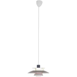 Louis poulsen Pendellampe PH 5 Mini Aluminium grau E14