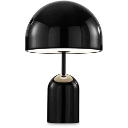 Tom Dixon Tischlampe Bell Schwarz - LED - Lichtfarbe: Warmweiss - Material: Kunststoff - Tischlampe- LED Energiesparlampe