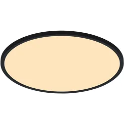 - Farbe: Schwarz - LED - Lichtfarbe: Warmweiss - Kaltes Tagesweiss - Material: Kunststoff - Deckenlampe- LED Energiesparlampe
