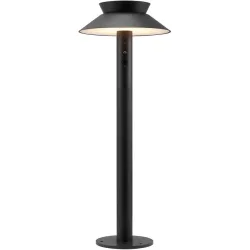 Solaraussenlampe Justina Metall schwarz - LED - Lichtfarbe: Warmweiss - Solaraussenlampe- LED Energiesparlampe