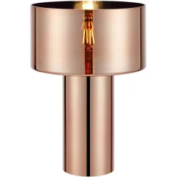Tischlampe Markslöjd Rosegold Glas H 32 cm
