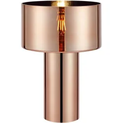 Tischlampe Markslöjd Rosegold Glas H 32 cm