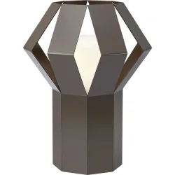 Tischlampe Markslöjd Braun Glas H 27 cm
