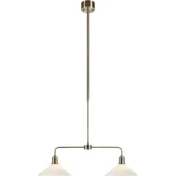 Pendellampe Markslöjd Weiss, Messing Eisen B 75 cm