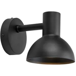 Wandlampe aussen Markslöjd Schwarz Edelstahl 450 lm Dimmbar B 24.2 cm