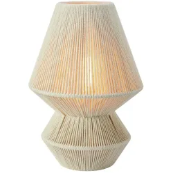 Tischlampe Markslöjd Beige Eisen/Baumwolle H 34 cm
