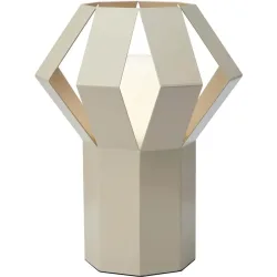 Tischlampe Markslöjd Beige Glas H 27 cm