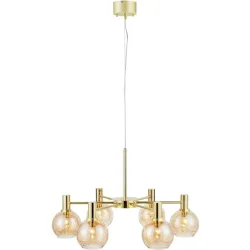 Pendellampe Markslöjd Messing Eisen/Glas B 75 cm