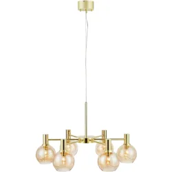 Pendellampe Markslöjd Messing Eisen/Glas B 75 cm