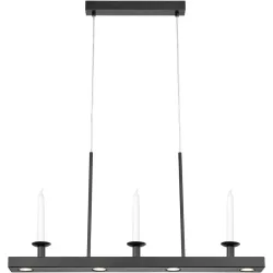 Pendellampe Markslöjd Schwarz Eisen 450 lm Dimmbar B 82 cm