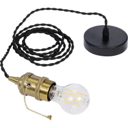 Lampenfassung Industrial Gold Metall 4 cm - Lampenfassung