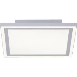 Deckenlampe Gloss Weiss Aluminium/Kunststoff 31 cm 6 cm - LED - Lichtfarbe: Extra warmweiss - Tageslichtweiss - Deckenlampe- LED Energiesparlampe