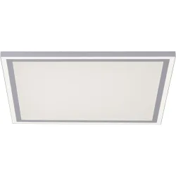 Deckenlampe Gloss Weiss Aluminium/Kunststoff 46 cm 6 cm - LED - Lichtfarbe: Extra warmweiss - Tageslichtweiss - Deckenlampe- LED Energiesparlampe