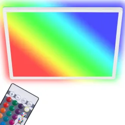 Deckenlampe Emma Kunststoff weiss RGB 42cm - LED - Lichtfarbe: Helles Neutralweiss - Deckenlampe- LED Energiesparlampe