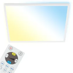 Deckenlampe Emma Kunststoff weiss 29.3cm - LED - Lichtfarbe: Warmweiss - Kaltes Tagesweiss - Deckenlampe- LED Energiesparlampe