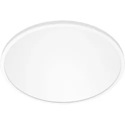 Deckenlampe WiZ Superslim Kunststoff weiss - LED - Lichtfarbe: Extra warmweiss - Kaltes Tagesweiss - Material: Plastik - Deckenlampe- LED