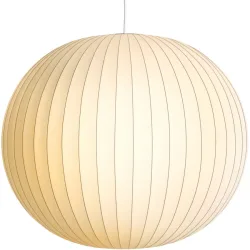 HAY Pendellampe Nelson Ball Weiss Kunststoff 68 cm 60 cm - Farbe: offwhite - Material: Polymer - Pendellampe
